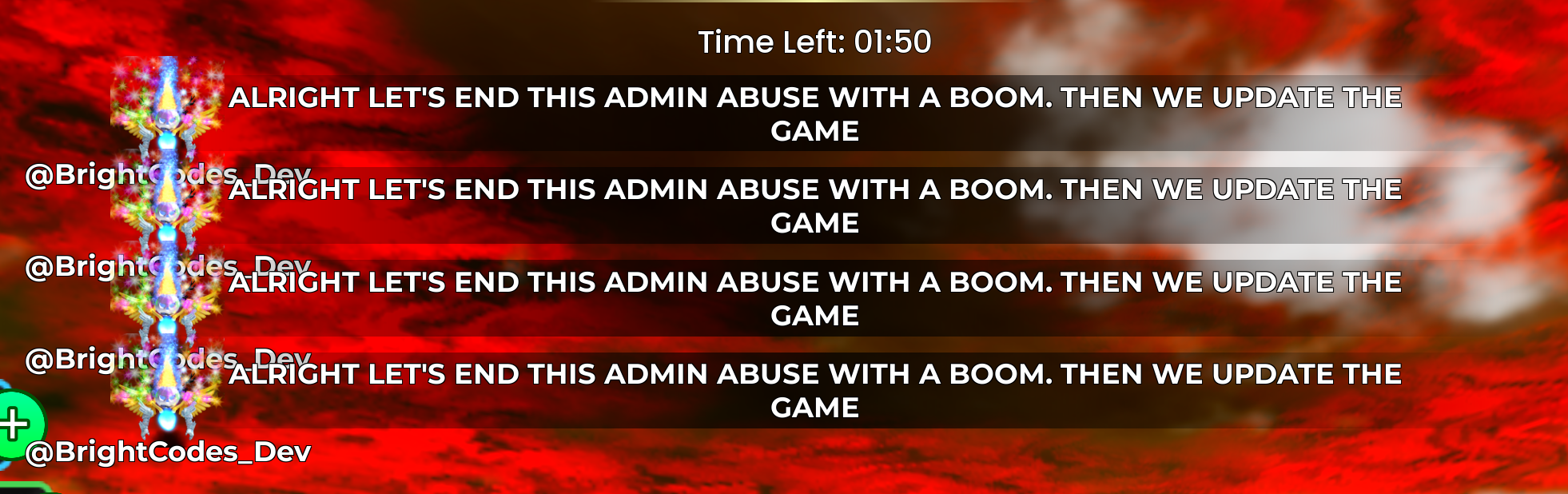 Admin Abuse last moments