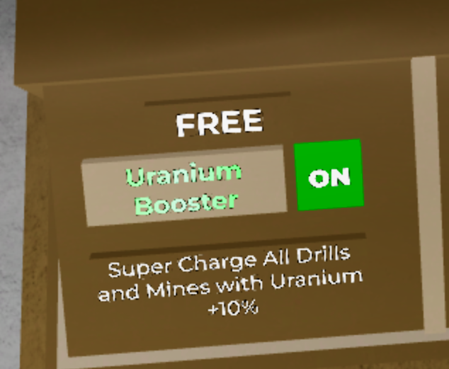 Uranium Booster